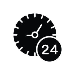 Black solid icon for any 
