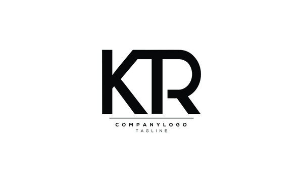 ktr Abstract initial monogram letter alphabet logo design