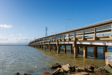 Fototapeta premium bridge over the sea