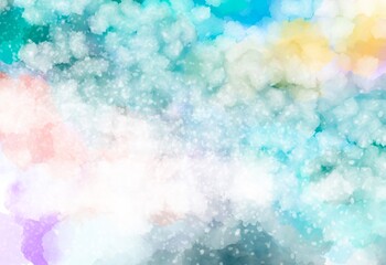 Fototapeta premium pastel blurry colorful abstract background of gradient color. Ombre style