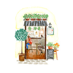 街の小さな居酒屋