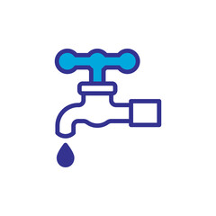 faucet icon, vector, design trendy