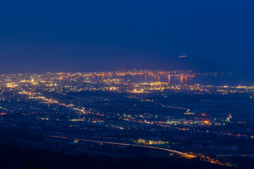 城岱牧場からの函館裏夜景