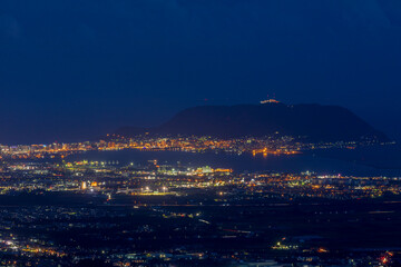 城岱牧場からの函館裏夜景