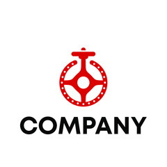 steering wheel logo design