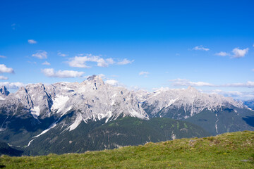 Fototapeta na wymiar Scenery in the european alps from the 