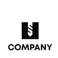 Fototapeta premium drill black logo design