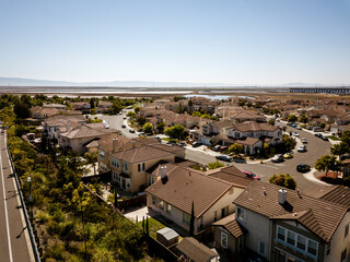 Ariel view of Hayward bay
