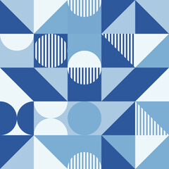 blue and white neo geometric background.