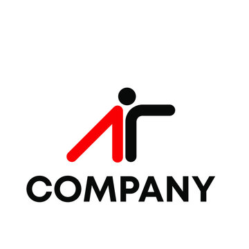AR Human logo design