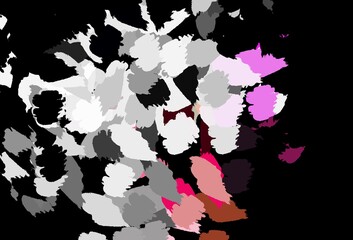 Dark Multicolor vector texture with abstract forms.