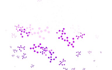 Light Purple vector template with artificial intelligence structure.
