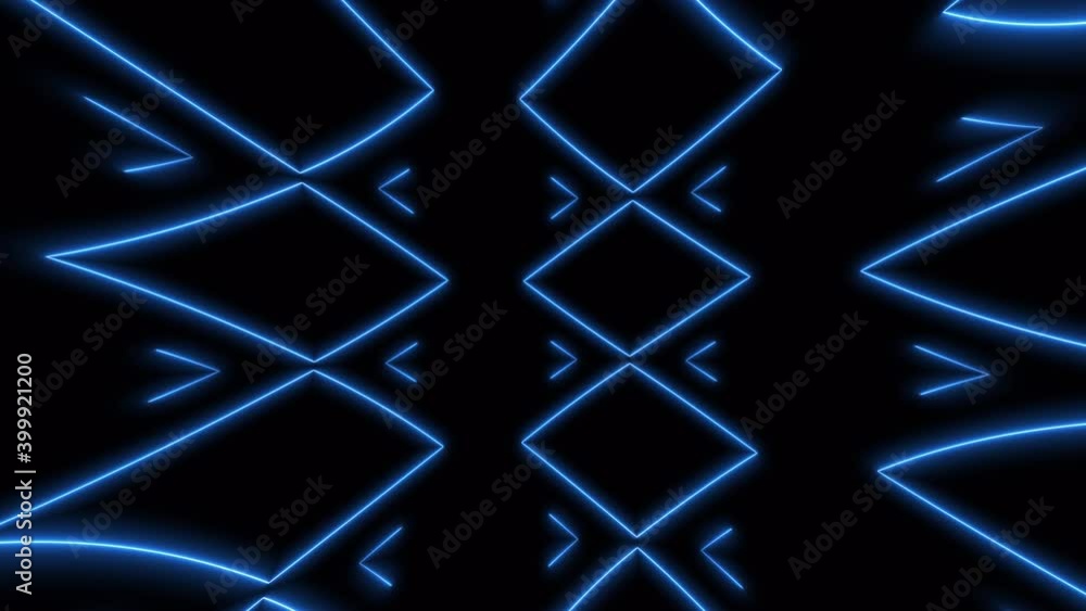 Poster abstract blue lines glowing pattern background.network technology streak lighting.animation tech spe