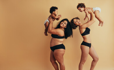 Proud mothers