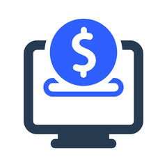 Online money donation Icon