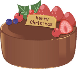 ザッハトルテ,クリスマスケーキ,ケーキ,クリスマス,クリスマスイブ,クリスマスイヴ,イブ,イヴ,メリークリスマス,苺,いちご,イチゴ,柊,ひいらぎ,ヒイラギ,チョコプレート,プレート,ブルーベリー,サクランボ,さくらんぼ,食べ物,冬,デザート,イベント,フルーツ,スイーツ,果物,お菓子,12月,洋菓子,サンタクロース,聖夜,飾り,赤色,プレゼント,甘い,果実,チェリー,イラスト,クリスマスイメージ