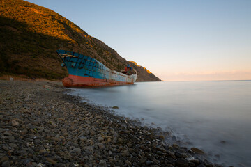 Ucmakdere, sunken ship / Turkey