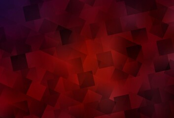 Dark Red vector pattern in square style.