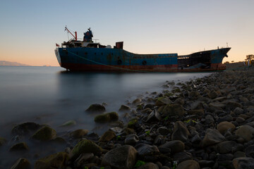Ucmakdere, sunken ship / Turkey