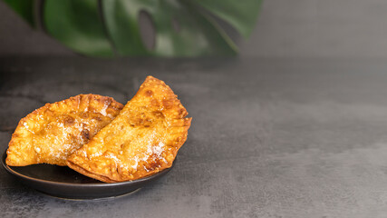 Trucha de batata is Christmas sweet consumed in the Canary Islands during the Christmas