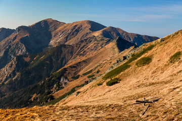Fototapeta premium hiking in the mountains