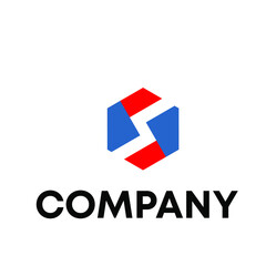 Z overlapping logo design