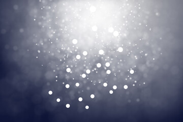 bokeh of water fly and lights on black backgroun