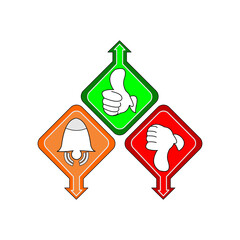 Unique bell like and logo
