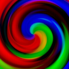 colorful abstract background in the form of a spiral