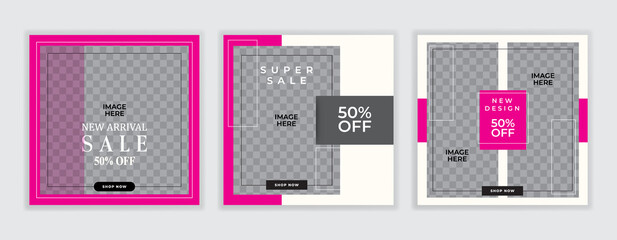 Social Media Set Banner Template