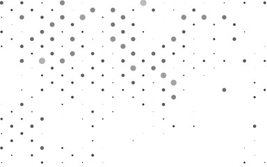 Light Silver, Gray vector cover with spots.