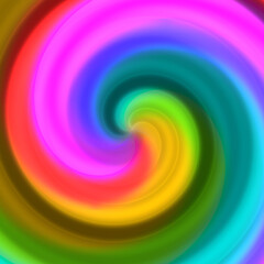 colorful abstract background in the form of a spiral