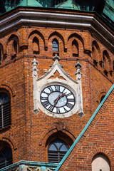 the tower of the church