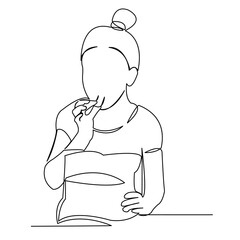 girl eating chips
