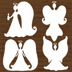 stencil angel for laser cutting