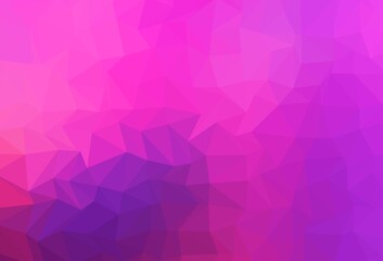 Obraz premium Light Pink, Blue vector polygonal template.