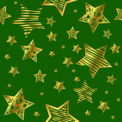 seamless pattern with stars