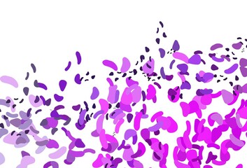 Light Pink, Blue vector template with memphis shapes.