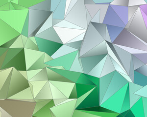 Obraz premium Abstract Low-Poly background. triangulated texture. Design 3d. Polygonal geometrical pattern. Triangular modern style