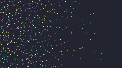 Mardi Gras carnival confetti seamless background © tamaraluiza