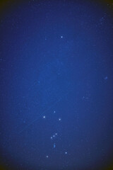 Milky Way stars and starry skies photographed with long exposure.
