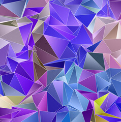 Obraz premium 3d Triangles, abstract background. Design wallpaper.