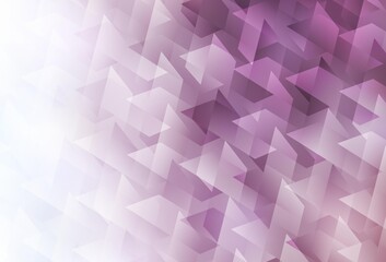 Light Purple vector pattern in square style.