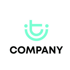 T smile logo design