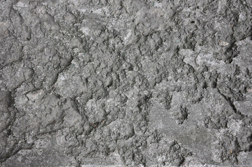 Grey concrete mix prepared for repair