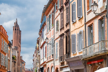 Obraz premium Beautiful streets of Toulouse