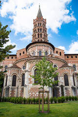 Fototapeta na wymiar Beautiful church of Toulouse