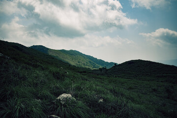 landscape with clouds