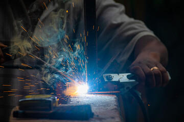 welder at work