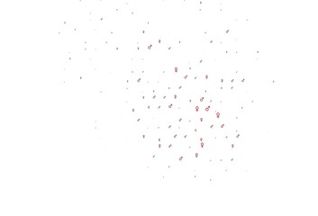Light red vector pattern with gender elements.